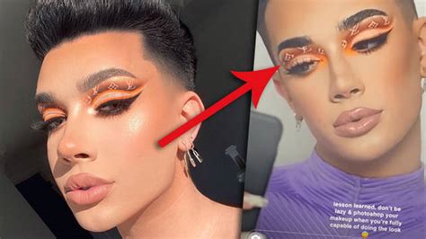 james charles photoshopped louis vuitton|James Charles recreates Louis Vuitton makeup without .